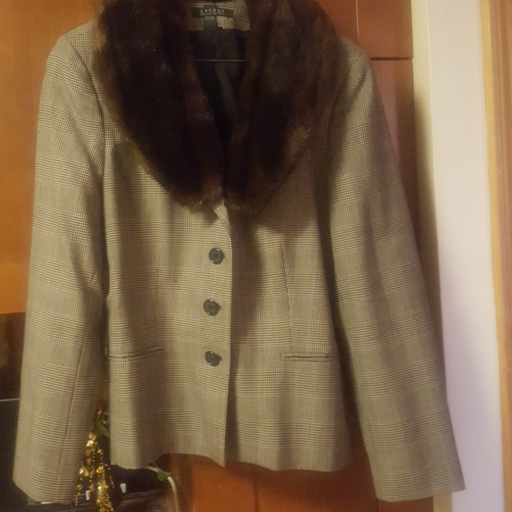 Ralph Lauren blazer with faux removable collar